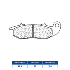 CL-BREMSEN Sintered Compound Bremsbeläge Paar