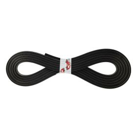 Stirsce listello pedana CIF in gomma 3900x10mm nero per Vespa 125 VNB