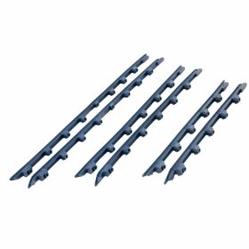 Kit 6 listelli pedana PIAGGIO in gomma blu 5003