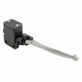 Pompa freno SIP disco anteriore destra alluminio nero anodizzato 12 mm