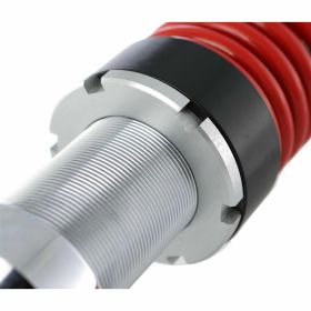 Kit BITUBO Ammortizzatore Anteriore Nero/Argento con Molla Rossa Regolabile