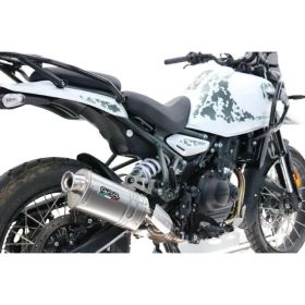 GPR Dune Triovale Titanium Homologated Slip-on Exhaust for ROYAL ENFIELD Guerrilla 450