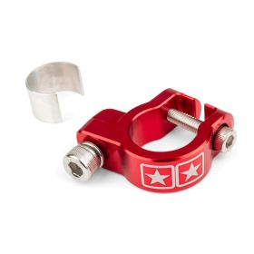 STAGE6 Red CNC Aluminum Exhaust Clamp