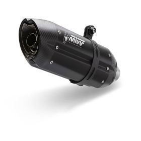 Doppia marmitta Slip-on nera MIVV Suono omologata per KAWASAKI z 1000/z 1000 r edition