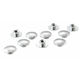 Kit 10 tappi perno ruota PREMIUM QUALITAT cromato per Vespa ET2/ET4/LX