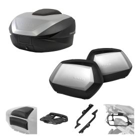 Kit complet SHAD SH59X alu et SH35 noir pour VOGE DS800 Rally
