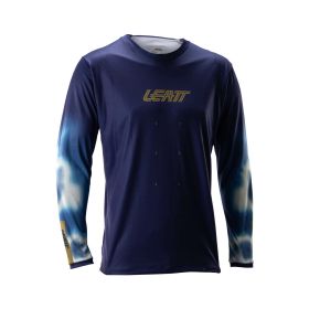 LEATT Gravity 4.0 Maillot Technique à Manches Longues MTB Bleu Galaxie