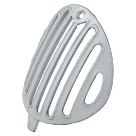 Fregio centrale nasello PREMIUM QUALITAT lucido per Lambretta 125 LI
