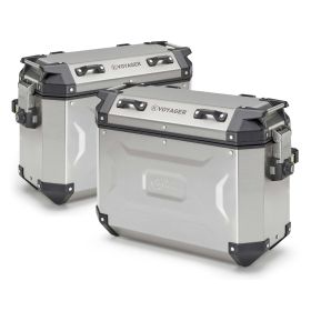 Paire de valises latérales KAPPA K’VOYAGER aluminium 37L