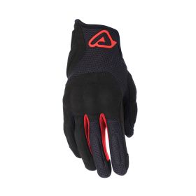 ACERBIS CE PYRAMID Sommer Motorradhandschuhe genehmigt Schwarz Rot