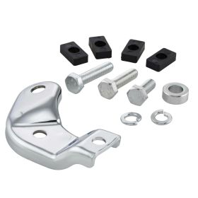Piastre montaggio specchietto BUMM manubrio cromato destro per Vespa