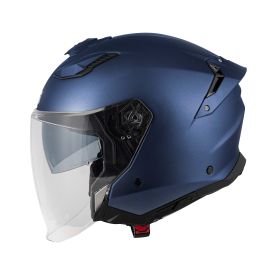 Casco jet urbano GIVI X31 Fiber blu opaco