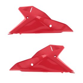ACERBIS rote Seitennummerntafeln oben/unten für HONDA