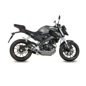 MIVV GP Vollschwarzes Auspuff für YAMAHA MT-125