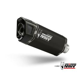 MIVV Sr-1 Black Slip-on Exhaust in Titanium for APRILIA RSV4