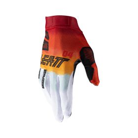 LEATT Moto 1.5 GripR Summer gloves Glamis red white ultra-lightweight