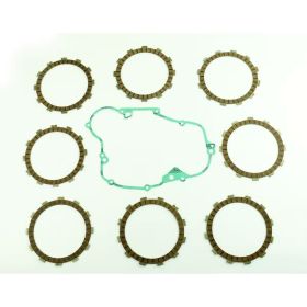 ATHENA P40230065 8 Piece Clutch Disc Kit for Kawasaki KX 500