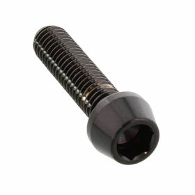 PRO-BOLT Conical Screw M6x1 25mm Black Anodized
