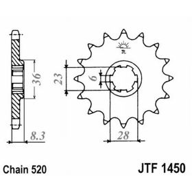 PIGNONE JT 1450 z14