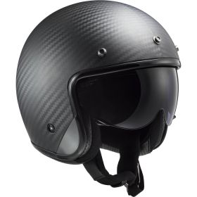 Casco Jet LS2 OF601 BOB II CARBON Solid Opaco