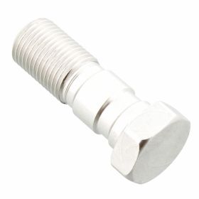 Boulon double banjo JMT 7/16-24 en aluminium argenté
