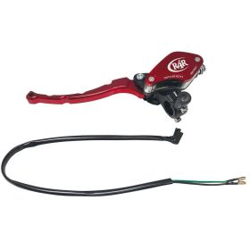 Left Rear Brake Pump R4RACING Black/Red Universal