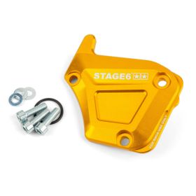 Coperchio pompa olio STAGE6 alu dorato DERBI
