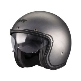 Casco jet MT HELMETS LEMANS 2 SV S BRUSHED A2 MATT