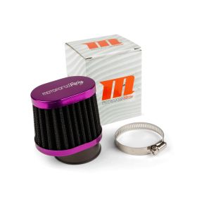 MOTOFORCE RACING D.50 Filtre à air décalé en cône PWK/VHST 19-30 Noir Violet