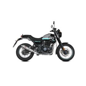 MIVV Oval Slip-on Auspuff aus Edelstahl für ROYAL ENFIELD Scram 411
