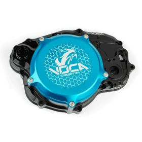 VOCA RACING Couvercle d'embrayage Noir/Turquoise
