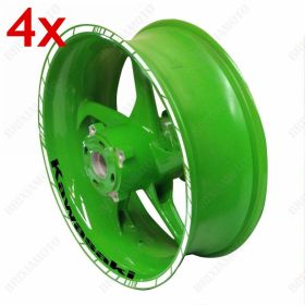 IRIDEA DESIGN BR-1717WHBK00008 Motorcycle rim stickers