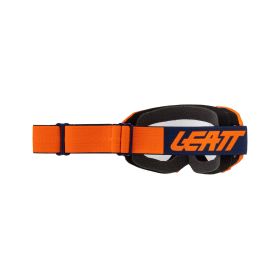 Masque cross LEATT Vizion 2.5 orange bleu lentille transparente 90%