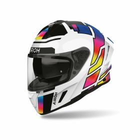 AIROH SPARK II LIVELY Glossy Rainbow Full Face Helmet
