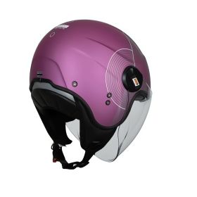 Casco Demi-Jet ORIGINE ALPHA UPNDOWN viola opaco
