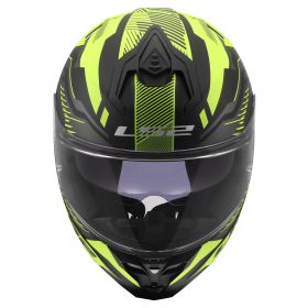 Full face helmet LS2 FF817 CHALLENGER II DRAVIX yellow fluo