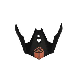 Frontino casco arancio/nero ACERBIS per casco jet ARIA 22-06