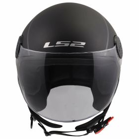 Casco jet LS2 OF558 SPHERE LUX II MINIM nero rosso