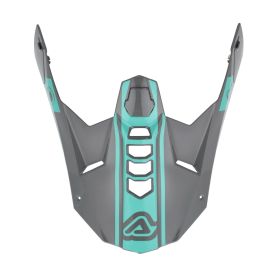 Grauer/Türkis ACERBIS Visier für AIRSTRIKE-C Helm