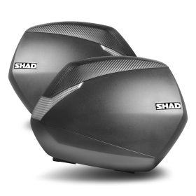 SHAD SH36 Cases kit carbon look 4P for CFMOTO 450 MT
