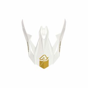 Visière blanche/or en ACERBIS pour casque X-TRACK 22-06
