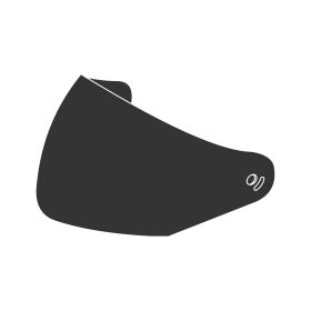 Visor for TUCANO URBANO EL'METTIN 6.0 helmets dark smoked size L