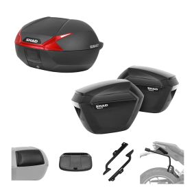 SHAD Kit SH47R top case and SH23K cases 3P for VOGE 525/625 DSX