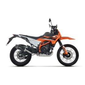 ARROW Slip-On Auspuff genehmigt Indy Race EVO schwarz Alu-carbon cap KTM 125 Enduro R/SMC