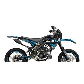 Kit d'autocollants Stage6 Blue pour Rieju Mrt 2009-2021