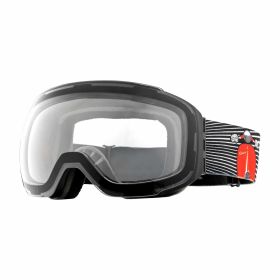 SIP von APHEX unisex schwarze Pilotenbrille mit klaren und silbernen Gläsern