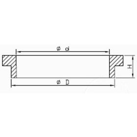 Coperchio cilindro ammortizzatore Kayaba 50/16mm