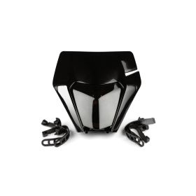 Str8 LED-Scheinwerfer KTM EXC Schwarz/Rauchglas