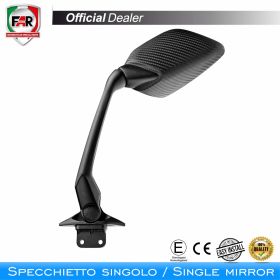 FAR 7756 Approved Fairing Mirror Right Carbon Look