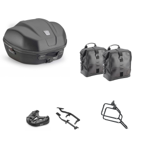 GIVI WL901B Top Case Bag CORIUM Black 34/16L for HONDA X-ADV